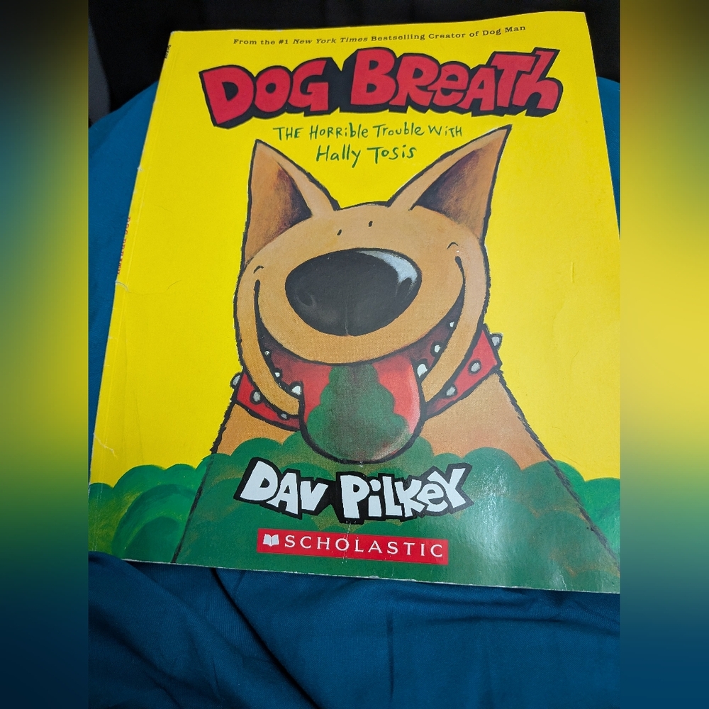 Scholastic Dog Breath Paperback Book By Dav Pilkey Picture Book Early Reader Fun